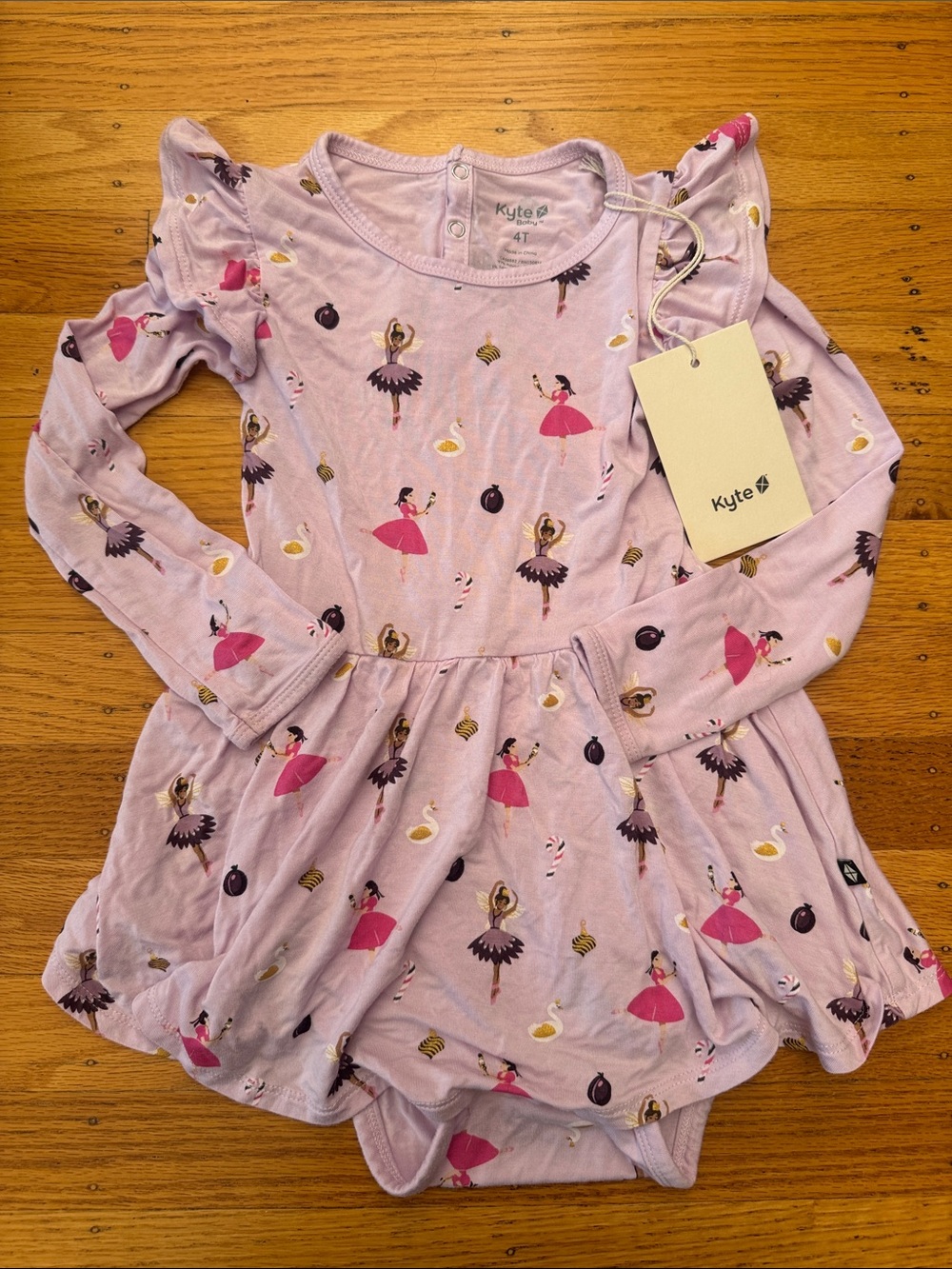 Kyte Baby Twirl Bodysuit Sugar Plum Fairy